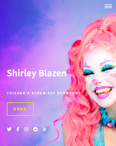performer website